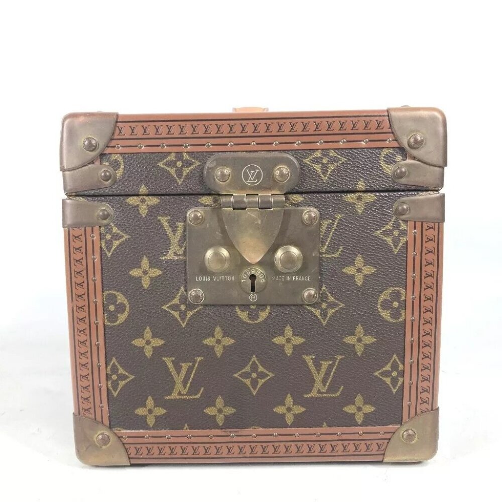 LOUIS VUITTON Monogram Boite-flacon Makeup box case Hand Bag Trunk